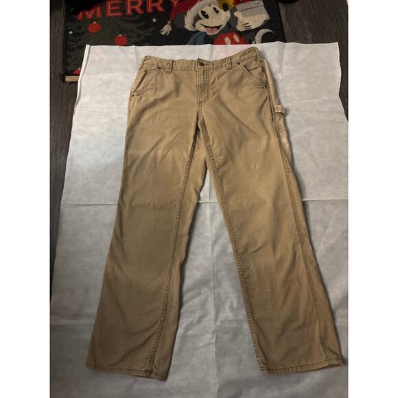 Carhartt Original Fit Jean 12 FLAWS Casual Cabincore Fisherman Heritage Workwear - Picture 4 of 14